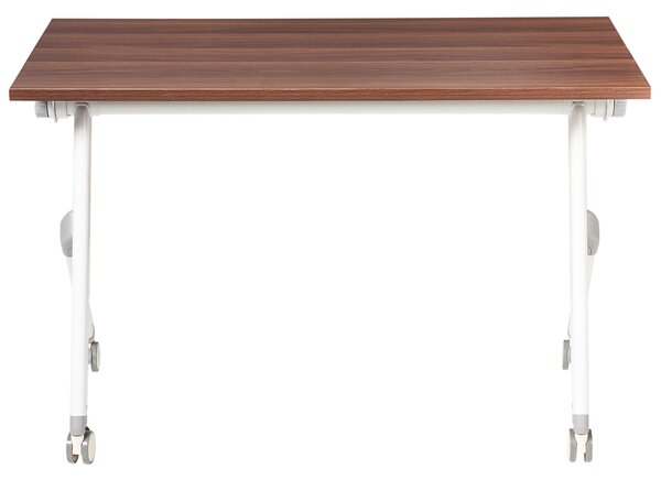 Skládací psací stůl BENDI Tmavě hnědá 120 cm 60 cm