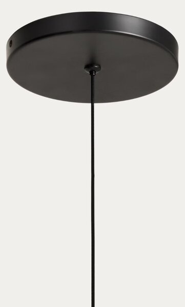 Kave Home Černé kovové napínací LED světlo Bow Ø 16 cm