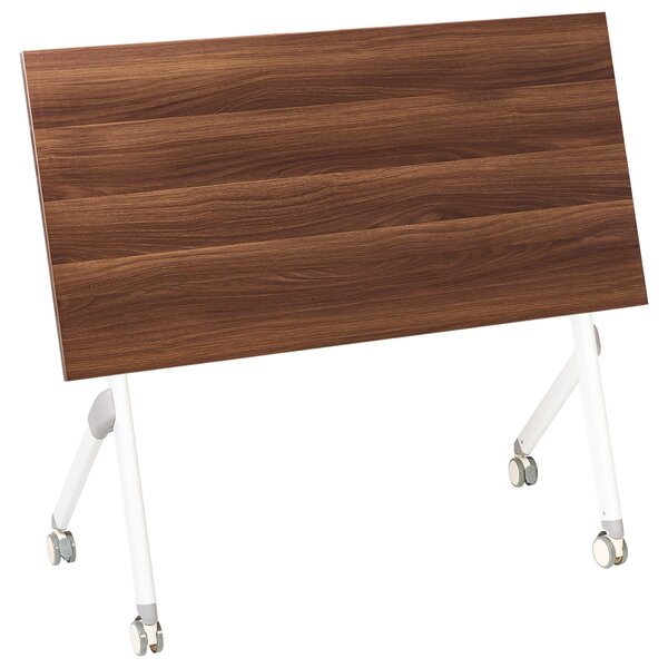 Skládací psací stůl BENDI Tmavě hnědá 120 cm 60 cm