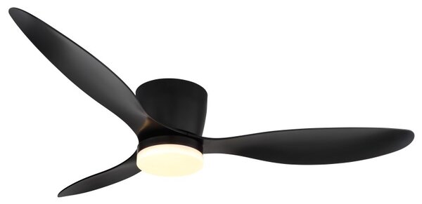 GLOBO 03666S ARMANDO stropní ventilátor se světlem D1315mm LED 20W 2460/1450lm 3000-6500K černá, časovač, dálkový ovladač