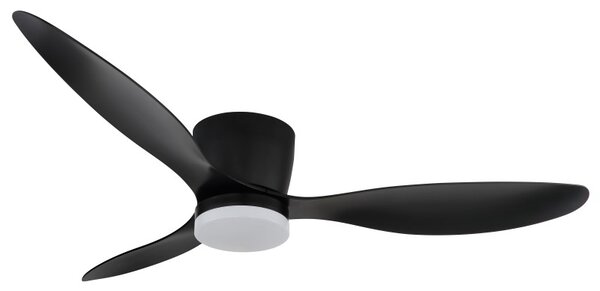 GLOBO 03666S ARMANDO stropní ventilátor se světlem D1315mm LED 20W 2460/1450lm 3000-6500K černá, časovač, dálkový ovladač