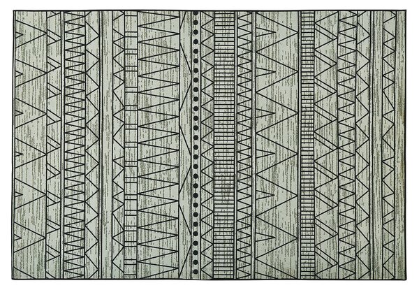 Koberec KEBAN Černá 160 x 230 cm