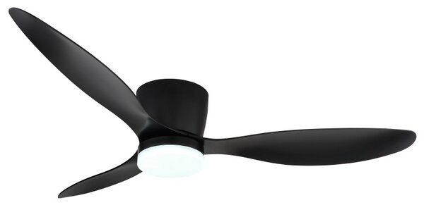 GLOBO 03666S ARMANDO stropní ventilátor se světlem D1315mm LED 20W 2460/1450lm 3000-6500K černá, časovač, dálkový ovladač