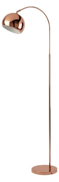 Searchlight Stojací lampa Lukai, měď, kov, 140 cm, E27, Měď, Obývací pokoj / jídelna, kov, Moderní