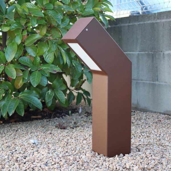 Cristher Clina LED sloupkové svítidlo corten 3000K