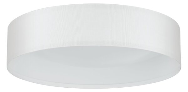 Eglo 31588 PASTERI white - Stropní LED svítidlo s textilním stínidlem, LED 11W, Ø 32cm (Stropní textilní LED lustr bílý)