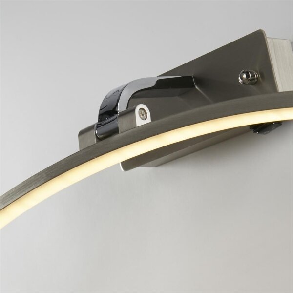 Searchlight 79821-40SS - LED Obrazové svítidlo SANTORINI LED/8,2W/230V stříbrná