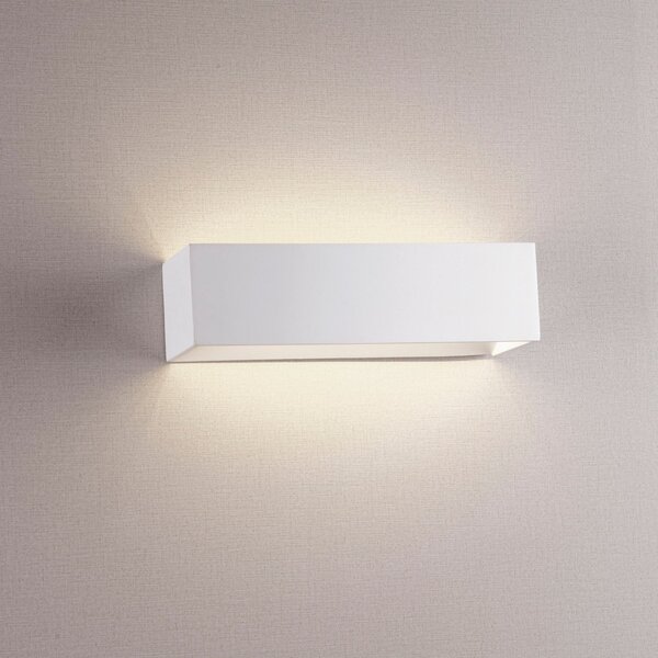 Exo Rett LED nástěnné svítidlo bílé L