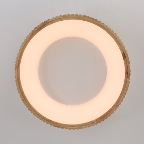 Brilagi - LED Stropní svítidlo FALCON WOOD MODERN LED/30W/230V pr. 45 cm dřevo