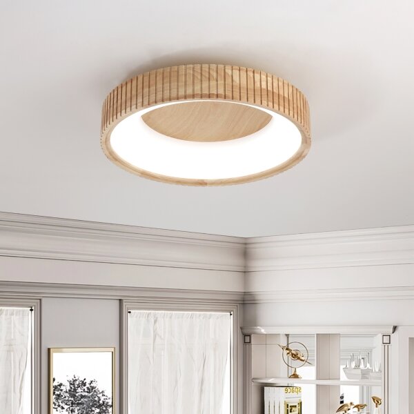 Brilagi - LED Stropní svítidlo FALCON WOOD MODERN LED/30W/230V pr. 45 cm dřevo