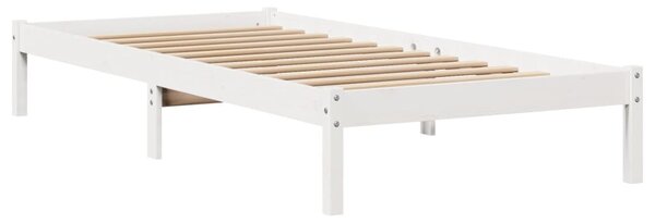 Postel bez matrace bílá 75 x 190 cm masivní borovice 3305707