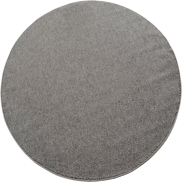 Ayyildiz, Kusový koberec Helix 2200 silver kruh, 120x120, šedá, chodba / předsíň