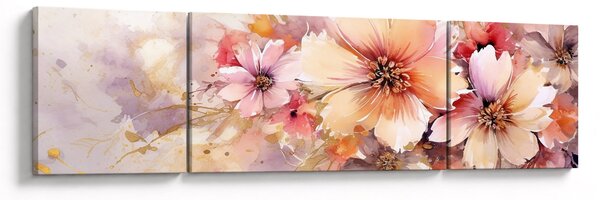 Obraz - Květiny (170x50 cm)