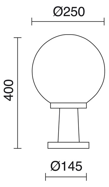 Dopo Vic E27 stojanové svítidlo 250mm