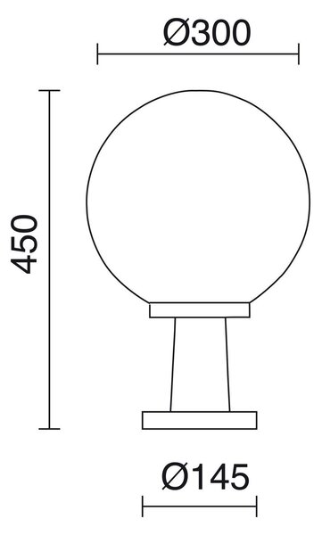 Dopo Vic E27 stojanové svítidlo 250mm