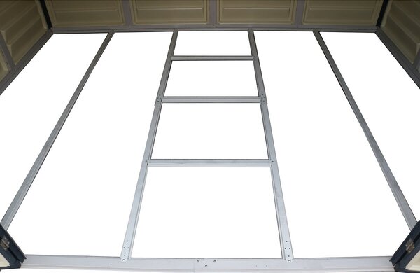 WoodSide Plus Zahradní domek 233 x 325 x 240 cm, vinylový, šedá/antracit DURAMAX 30227