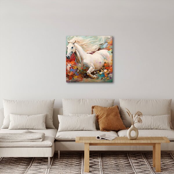 Obraz - Malba koně (30x30 cm)