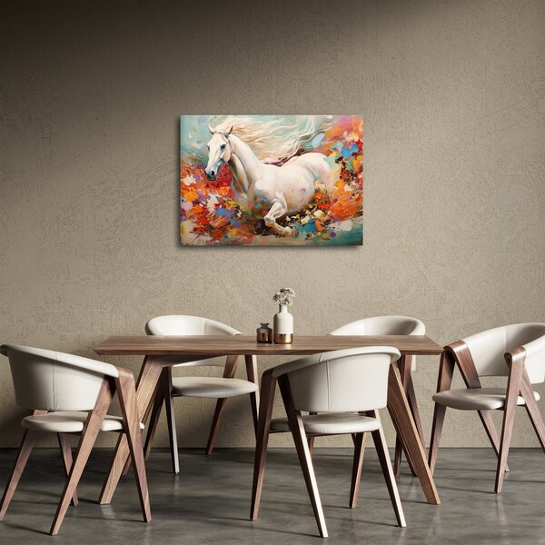 Obraz - Malba koně (70x50 cm)