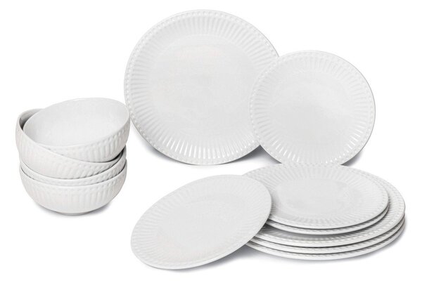 Porcelánová jídelní sada 12 ks Purita – Bonami Essentials