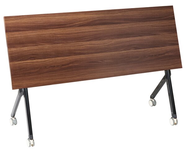Skládací psací stůl BENDI Tmavě hnědá 160 cm 60 cm