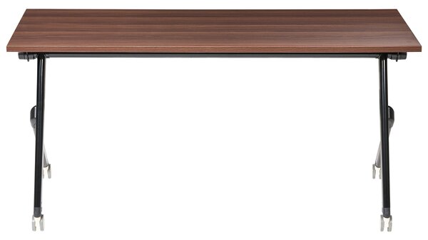Skládací psací stůl BENDI Tmavě hnědá 160 cm 60 cm