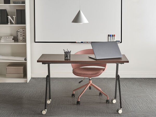 Skládací psací stůl BENDI Tmavě hnědá 120 cm 60 cm