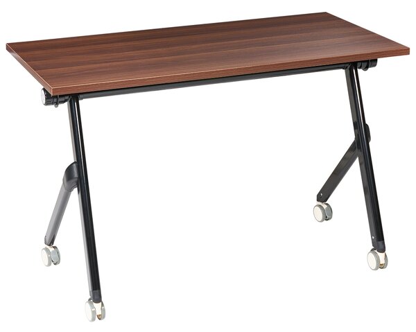 Skládací psací stůl BENDI Tmavě hnědá 120 cm 60 cm
