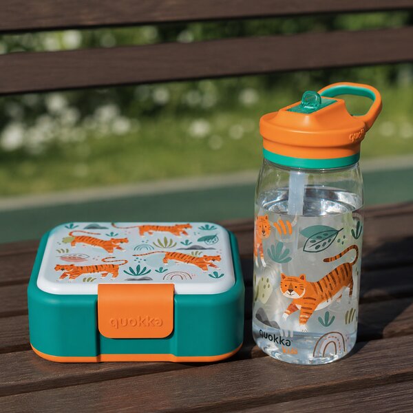 Dětská tritanová láhev Glow, 580ml, Quokka, džungle