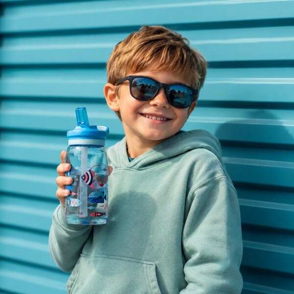 Dětská tritanová láhev Glow, 580ml, Quokka, moře