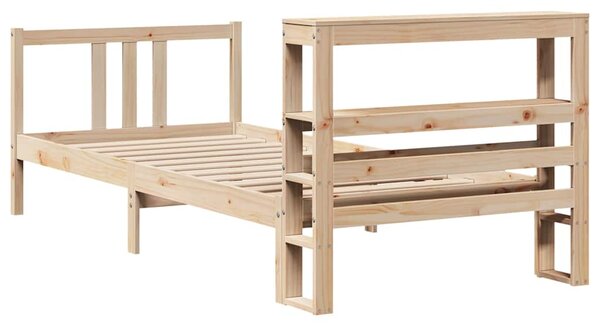 Rám postele s čelem 75 x 190 cm masivní borovice 3305953