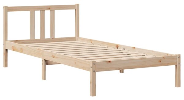Rám postele s čelem 75 x 190 cm masivní borovice 3306694