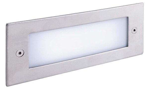 Dopo Barlia LED zápustné svítidlo stříbrné