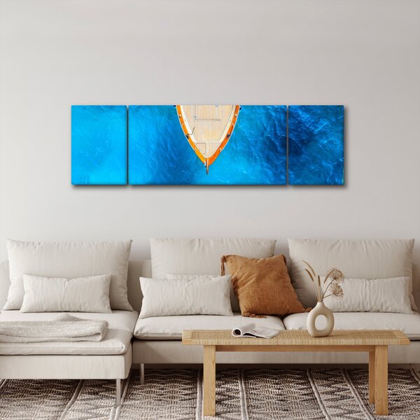 Obraz - Letní loď (170x50 cm)