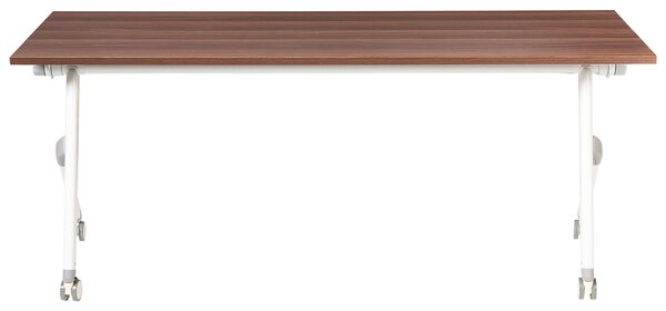 Skládací psací stůl BENDI Tmavě hnědá 180 cm 60 cm