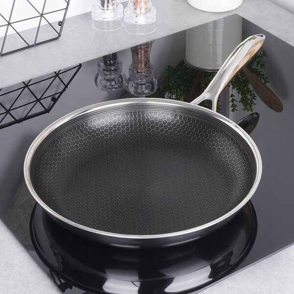Pánev ORION ocelová s nepřilnavým povrchem COOKCELL HYBRID 24 cm