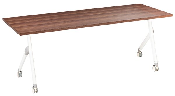 Skládací psací stůl BENDI Tmavě hnědá 180 cm 60 cm