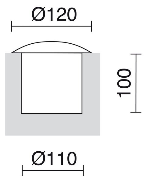 Cristher Suri S 2 Beam LED zápustné svítidlo