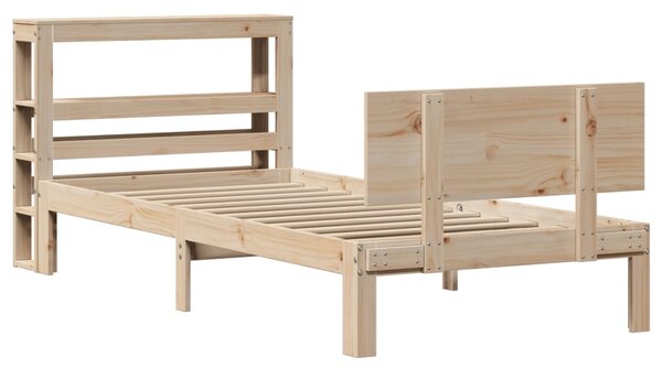 Rám postele s čelem 75 x 190 cm masivní borovice 3306070