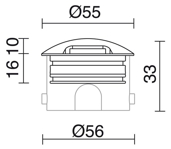 Cristher Nody CC L 2 Beam LED zápustné svítidlo