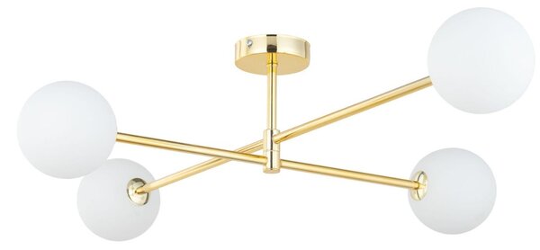 TK Lighting - Stropní lampa Sarius Gold 4