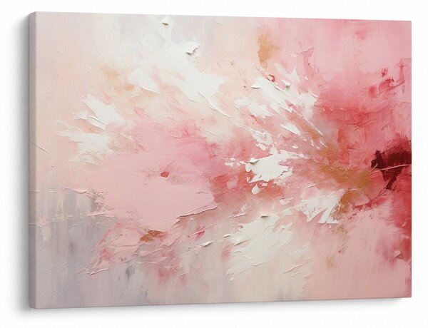 Obraz - Růžový abstrakt (70x50 cm)
