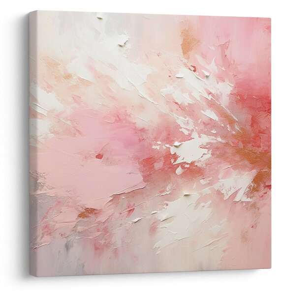 Obraz - Růžový abstrakt (30x30 cm)