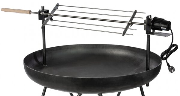 Přenosné ohniště Ø 70 cm s grilovacím roštem V
