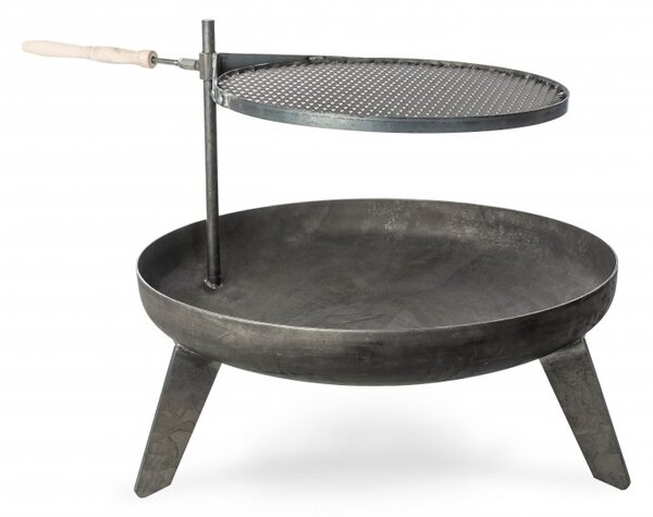 Přenosné ohniště Ø 60 cm s grilovacím roštem P
