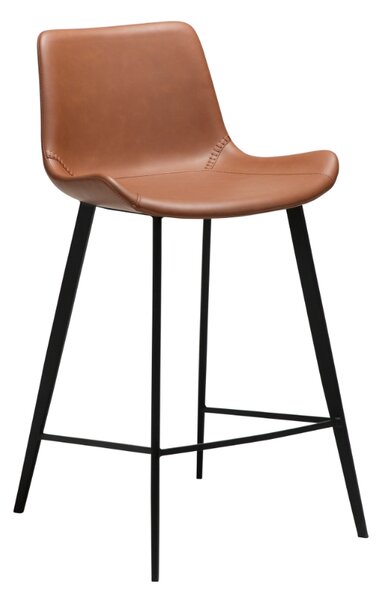 -25 % Dny MOMENTI– ​​​​​Dan-Form Hnědá koženková barová židle DAN-FORM Hype 65 cm