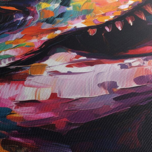 Obraz - Dinosaurus, malba (30x30 cm)