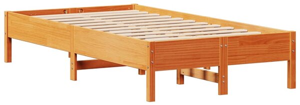 Postel bez matrace voskově hnědá 75 x 190 cm masivní borovice 3306173