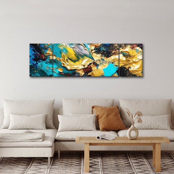 Obraz - Texturovaná olejomalba (170x50 cm)