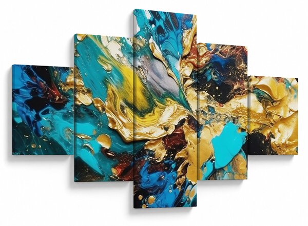 Obraz - Texturovaná olejomalba (125x70 cm)