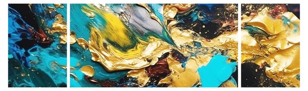 Obraz - Texturovaná olejomalba (170x50 cm)